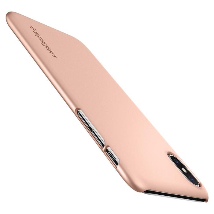 UTGATT4 - Spigen Thin Fit Skal till iPhone XS / X - Blush Gold