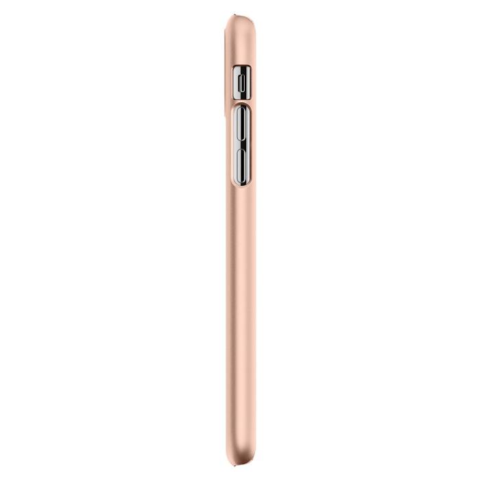 UTGATT4 - Spigen Thin Fit Skal till iPhone XS / X - Blush Gold
