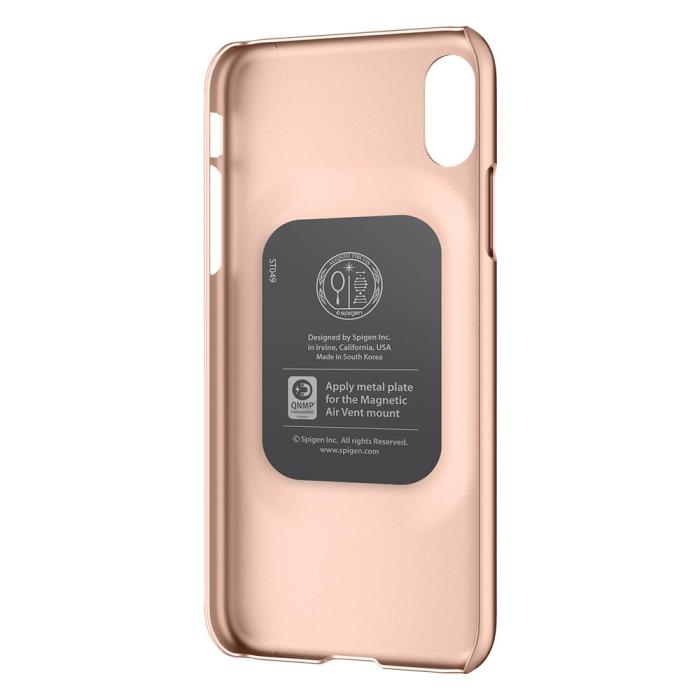 UTGATT4 - Spigen Thin Fit Skal till iPhone XS / X - Blush Gold