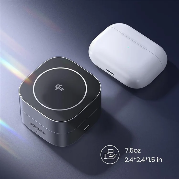 Ugreen - Ugreen Qi2 MagSafe Trådlös Laddare iPhone, Airpods 15W