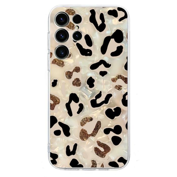 OEM - Mobilskal till Samsung Galaxy S26 Ultra Mönstertryck Stöttålig Mjuk TPU Leopard