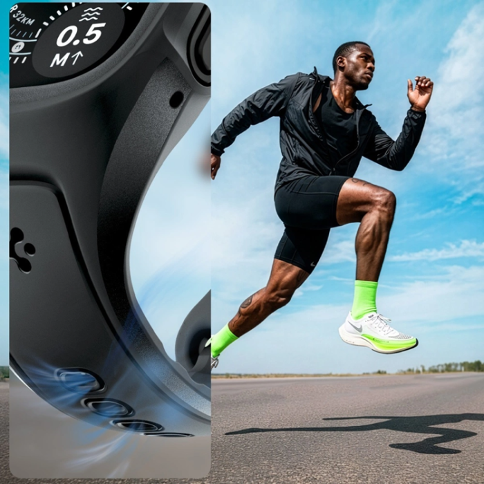 Spigen - Spigen Armband för Apple Watch Ultra 1/2/3 (49mm) Liquid Air Pro