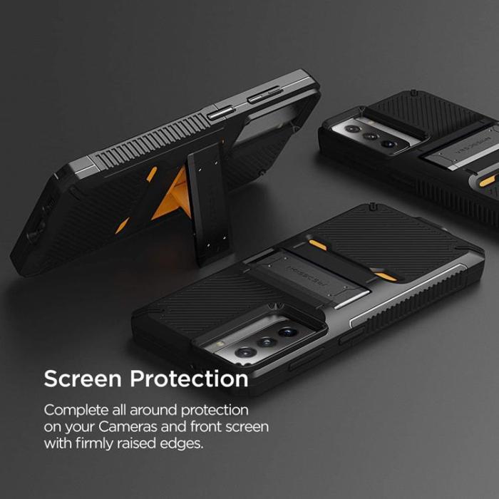 VERUS - VRS DESIGN - Damda QuickStand Skal Samsung Galaxy S21 Plus- Svart