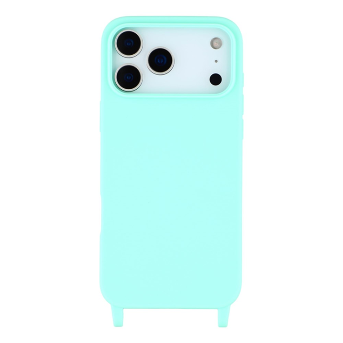 A-One Brand - iPhone 17 Pro Max Mobilskal TPU med Hål för Rem - Mintgrön
