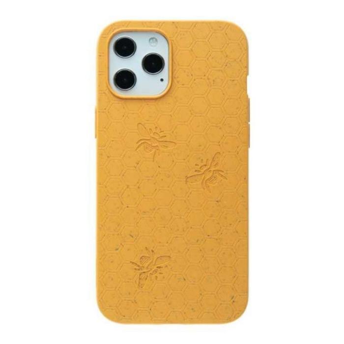 Pela - Pela Engraved miljövänligt iPhone 12 Pro Max fodral - Honey Bee