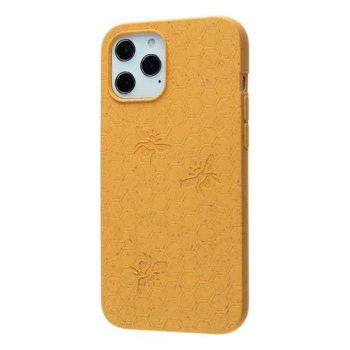 Pela - Pela Engraved miljövänligt iPhone 12 Pro Max fodral - Honey Bee