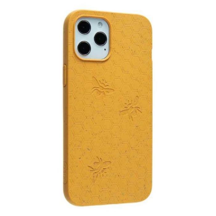 Pela - Pela Engraved miljövänligt iPhone 12 Pro Max fodral - Honey Bee