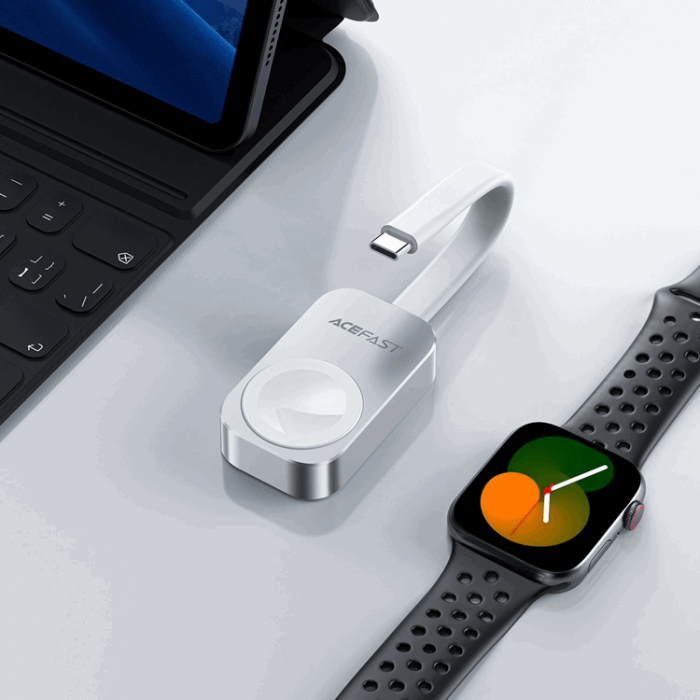 Acefast - Acefast E21 5W Trådlös Laddare för Apple Watch - Silver