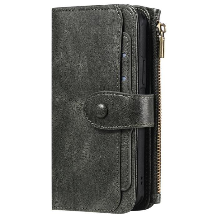 A-One Brand - iPhone Air Plånboksfodral Detachable korthållare - Grön