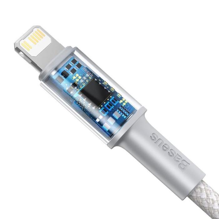 BASEUS - Baseus Power USB-C till Lightning kabel 20 W 1m - Vit