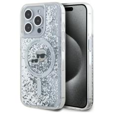 KARL LAGERFELD - Karl Lagerfeld Mobilskal till iPhone 15 Pro Max MagSafe Liquid Glitter