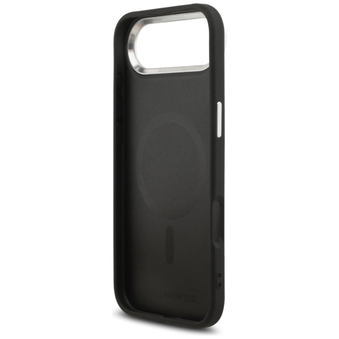 KARL LAGERFELD - Karl Lagerfeld iPhone Air Mobilskal MagSafe Choupette Pin - Svart