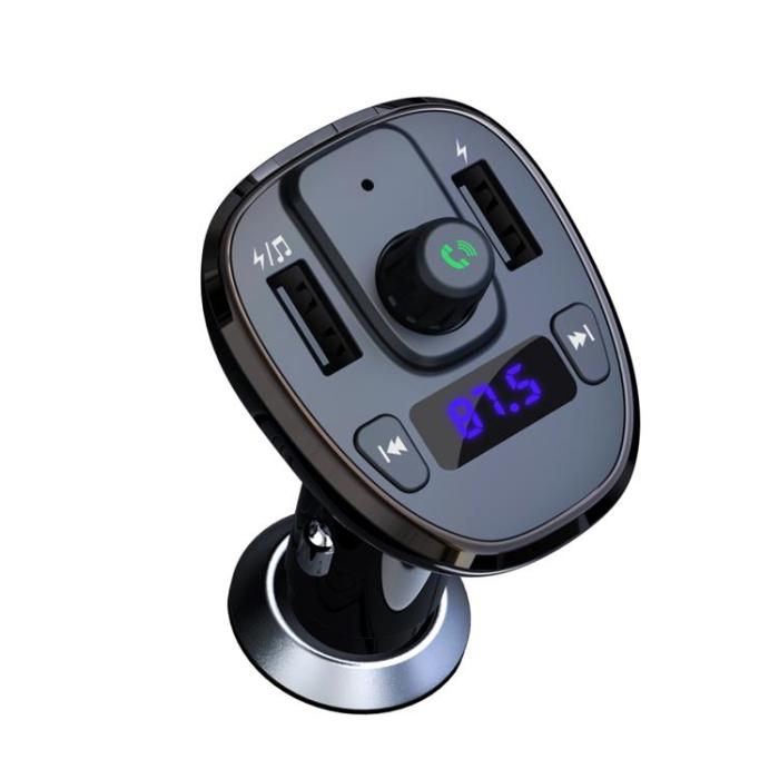 XO - XO FM-sändare Bluetooth MP3 Med Billadare 18W - Svart