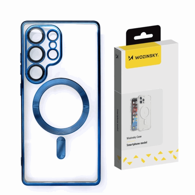Wozinsky Galaxy S25 Plus Mobilskal Magsafe Electroplated - Blå | 2353 | AlltMobil