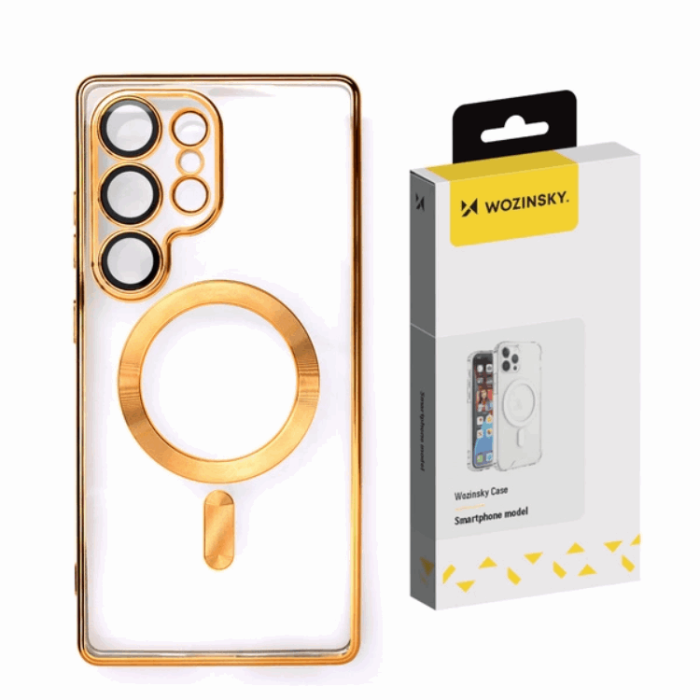 Wozinsky - Wozinsky Galaxy S25 Plus Mobilskal Magsafe Electroplated - Guld