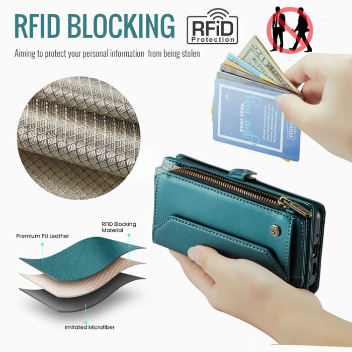 Caseme - CASEME Google Pixel 10/10 Pro Plånboksfodral RFID Zipper