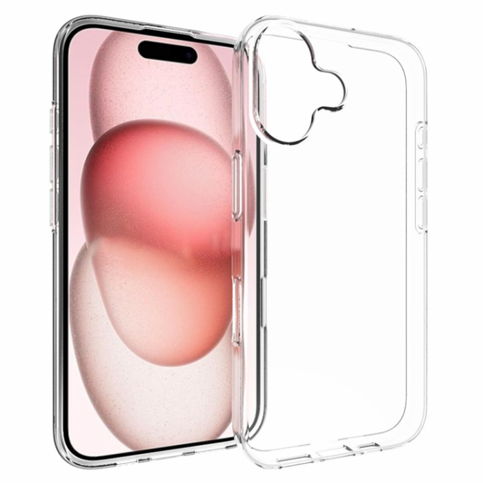 OEM - iPhone 16 Plus Mobilskal Slim 1mm - Transparent