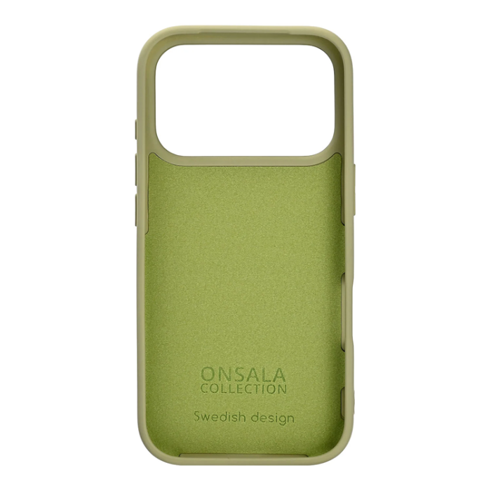 Onsala - ONSALA iPhone 17 Pro Mobilskal med Silikonkänsla - Lime