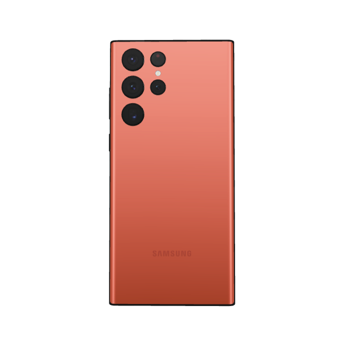 Samsung Galaxy S22 Ultra Baksida - Röd