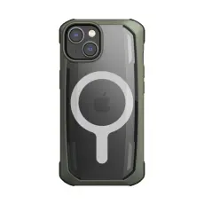 Raptic - Raptic iPhone 14 Plus Skal Magsafe Secure Armored - Gr&ouml;n