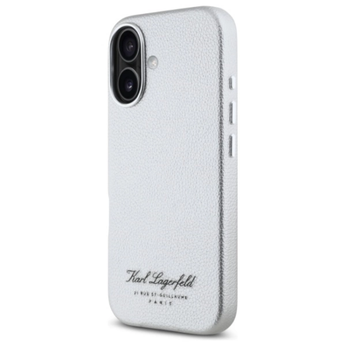 KARL LAGERFELD - Karl Lagerfeld iPhone 16 Mobilskal Hotel RSG - Grå