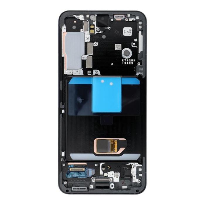SpareParts - Galaxy S22 Skärm med LCD-display Service Pack S901 - Grå