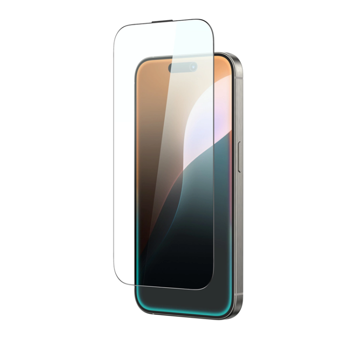 AmazingThing - AmazingThing iPhone 16 Härdat Glas Skärmskydd Titan Max