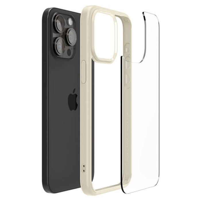 Spigen - Spigen iPhone 15 Pro Max Mobilskal Ultra Hybrid - Beige
