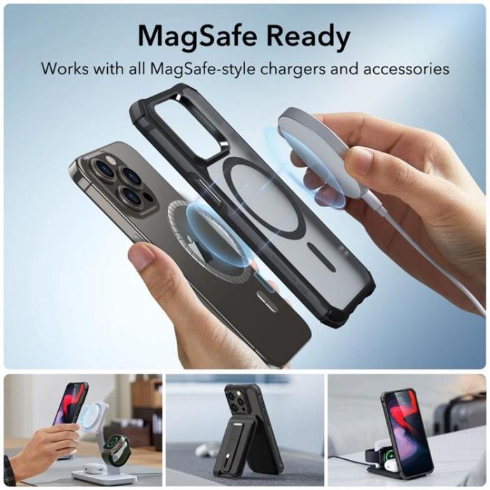 ESR - ESR iPhone 15 Pro Mobilskal Magsafe Air Armor Halolock - Svart