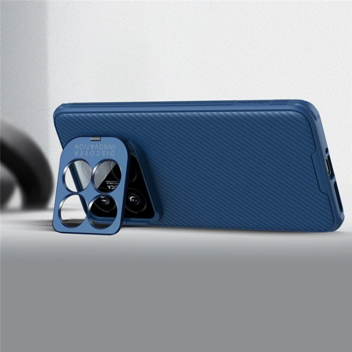 Nillkin - Nillkin Xiaomi 14 Pro Mobilskal CamShield Prop Kickstand - Blå