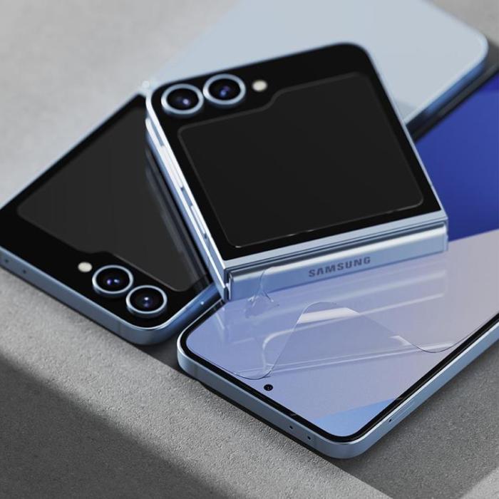 Ringke - [2-Pack] Ringke Galaxy Z Flip 6 Skärmskydd Set 3in1 - Clear