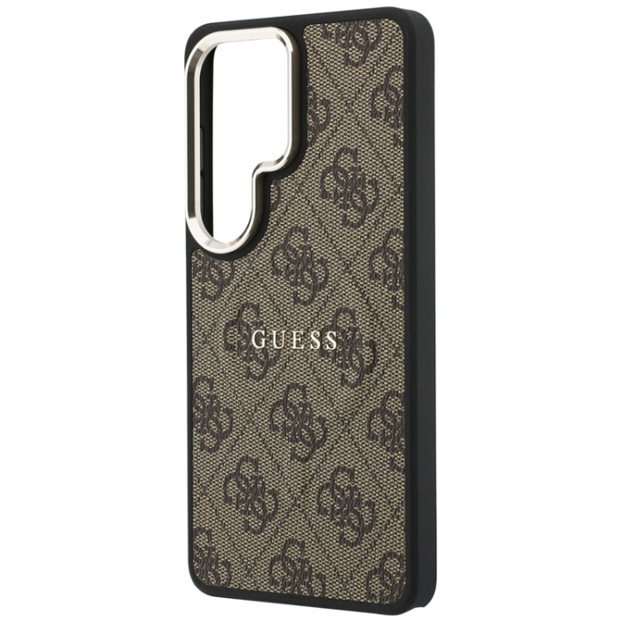 Guess - Guess Mobilskal För Galaxy S26 Ultra MagSafe 4G Embossed Ring - Brun