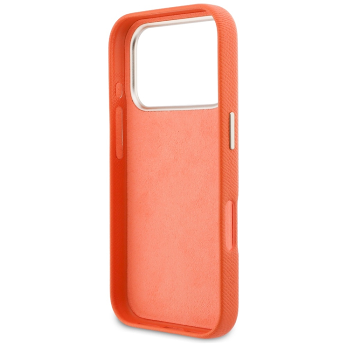 Guess - Guess Mobilskal iPhone 17 Pro FW Resin Logo - Orange