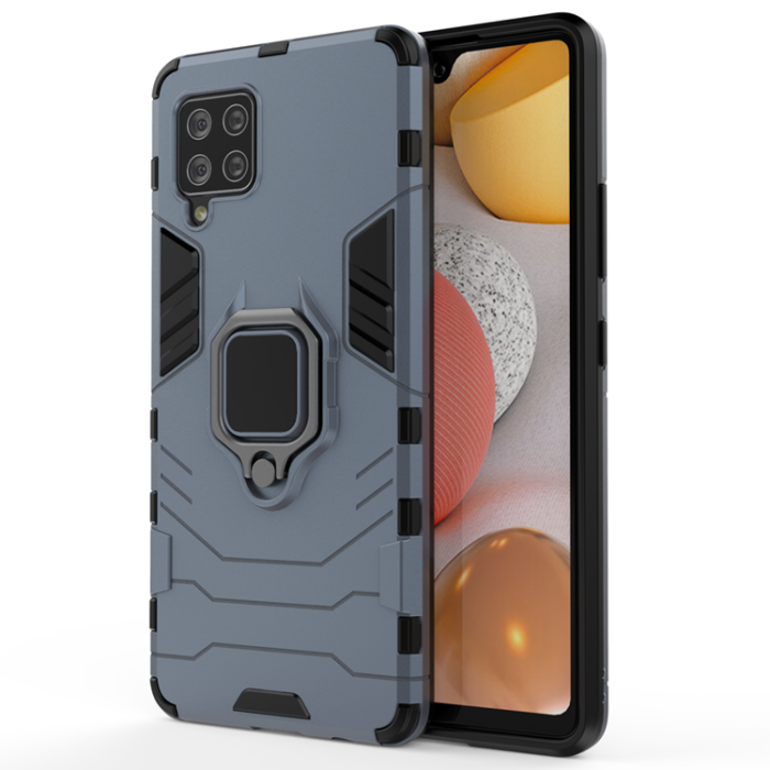 OEM - Ring Armor Skal Galaxy A42 - Blå