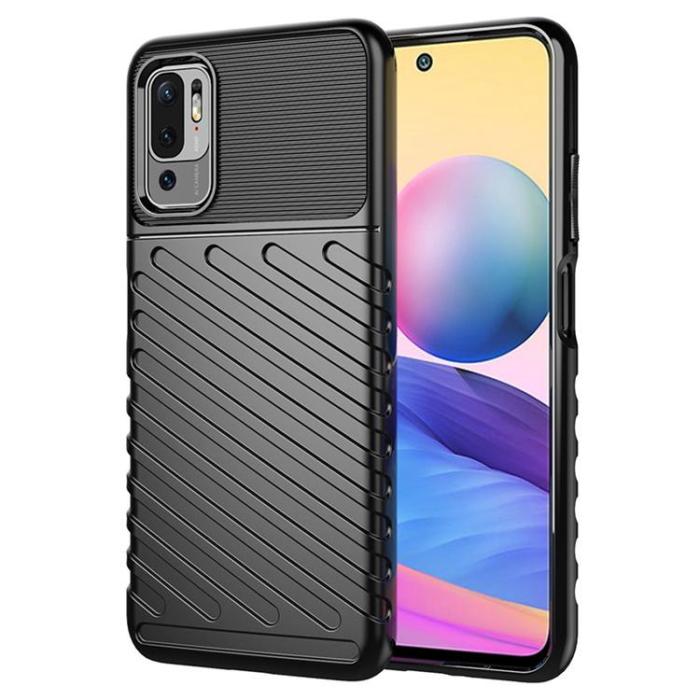 OEM - Thunder Flexible Skal Xiaomi Redmi Note 10 / Poco M3 Pro - Svart