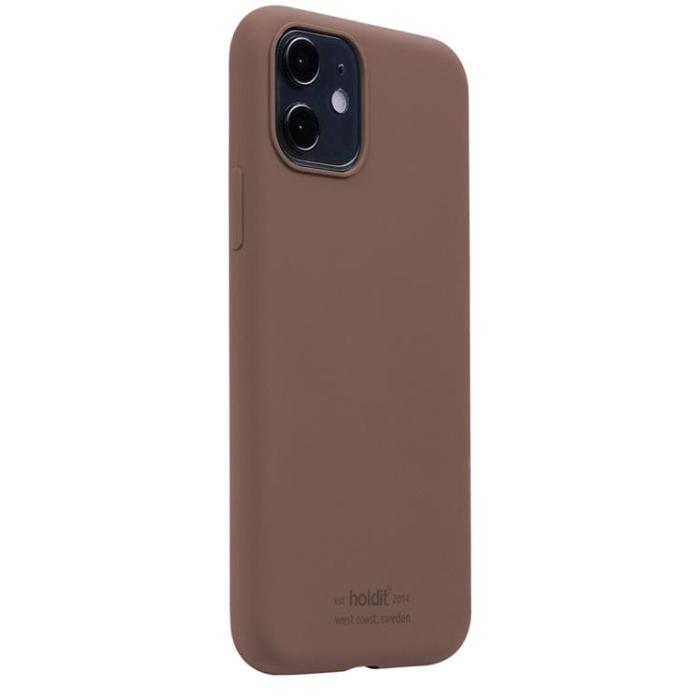 UTGATT1 - Holdit iPhone 11/XR Skal Silikon - Mörk Brun