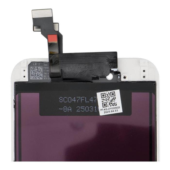SpareParts - iPhone 6G Skärm med LCD-display FixCell High Light - Vit