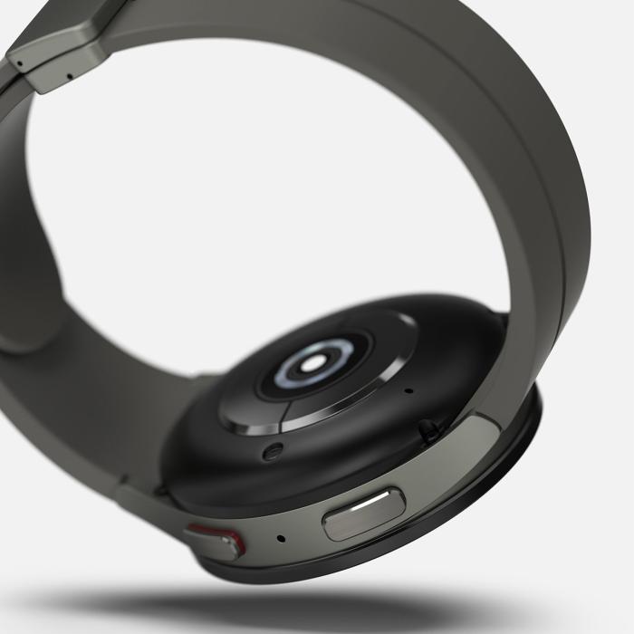 UTGATT5 - Ringke Galaxy Watch 5 Pro (45mm) Skal Bezel Styling Overlay - Silver