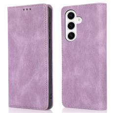 OEM - Pl&aring;nboksfodral f&ouml;r Samsung Galaxy S26 Magnetiskt Konstl&auml;der - Lila