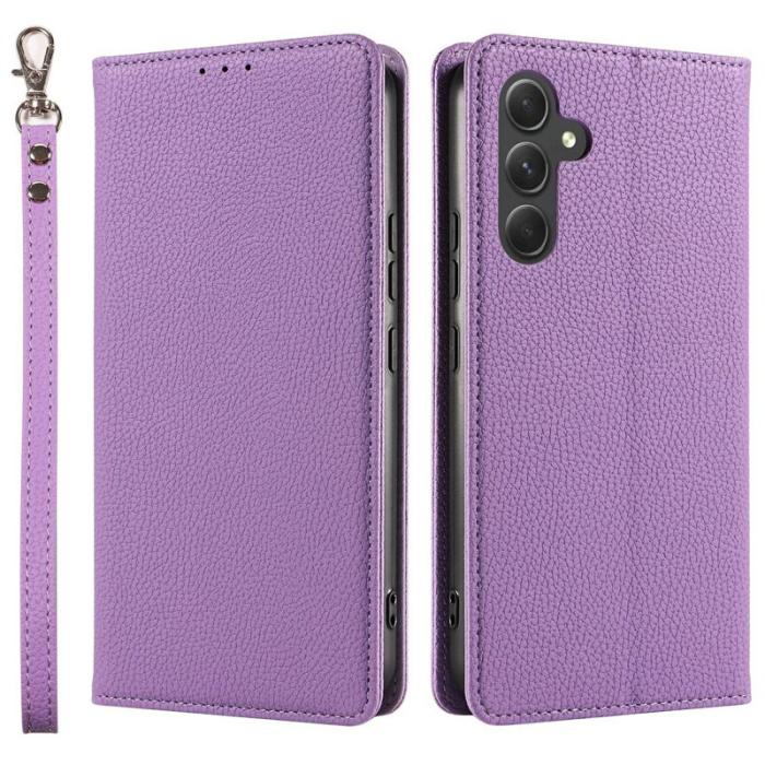 OEM - Plånboksfodral för Samsung Galaxy S26 Magnetiskt Konstläder - Lila