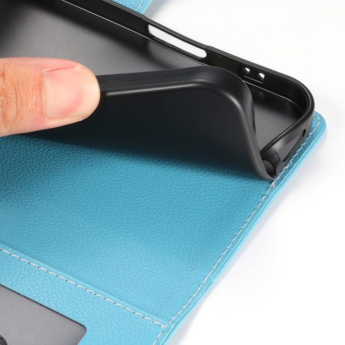 OEM - Plånboksfodral för Samsung Galaxy S26 Magnetiskt Konstläder - Ljusblå
