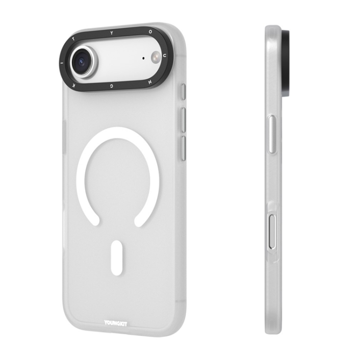 YOUNGKIT - YOUNGKIT iPhone Air Mobilskal MagSafe PET TPU - Vit