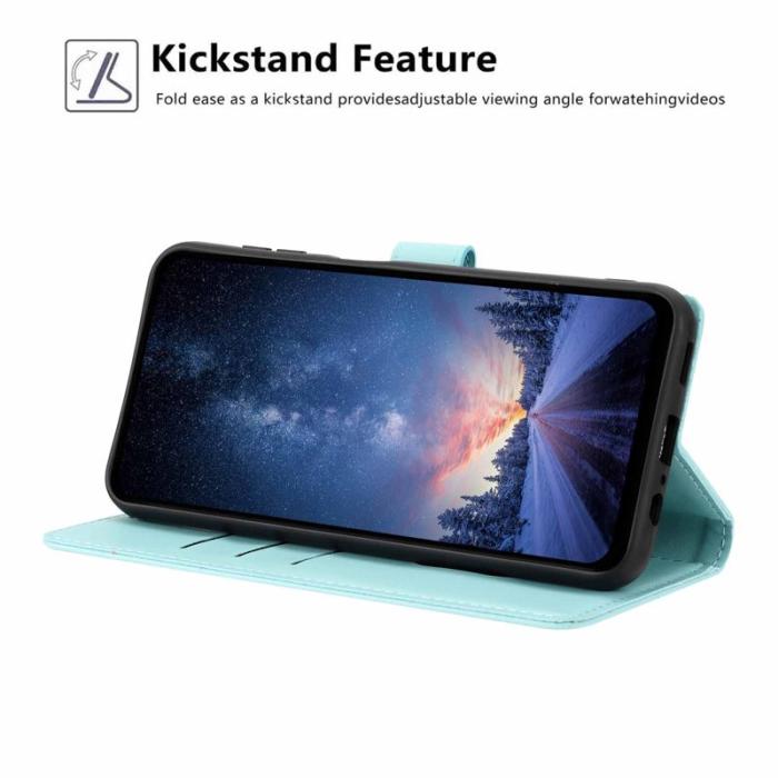 OEM - Plånboksfodral för Samsung Galaxy S26 Konstläder Ställ - Ljusgrön