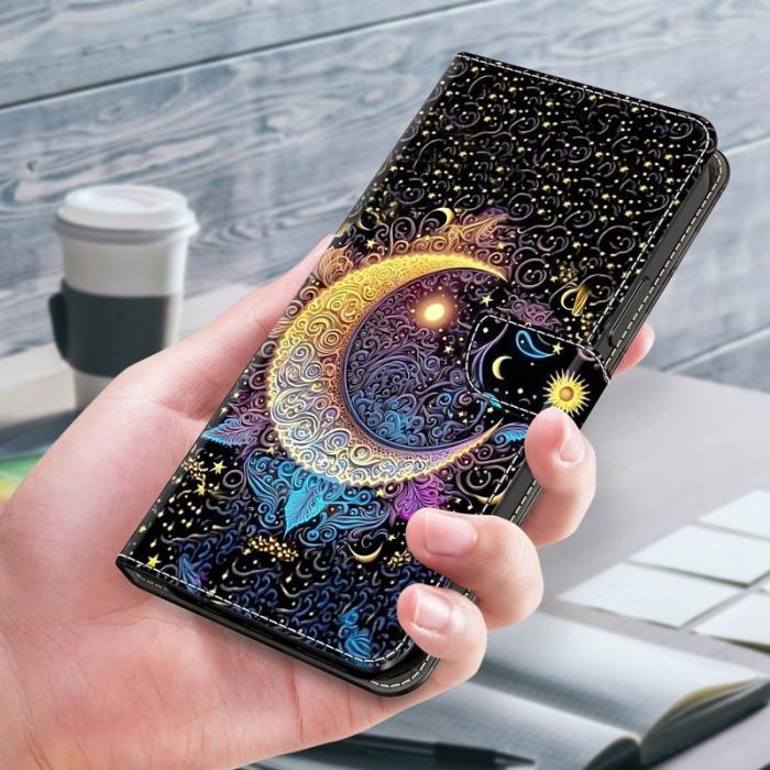 OEM - Plånboksfodral för Samsung Galaxy S26 Konstläder Ställ - Ljusmåne