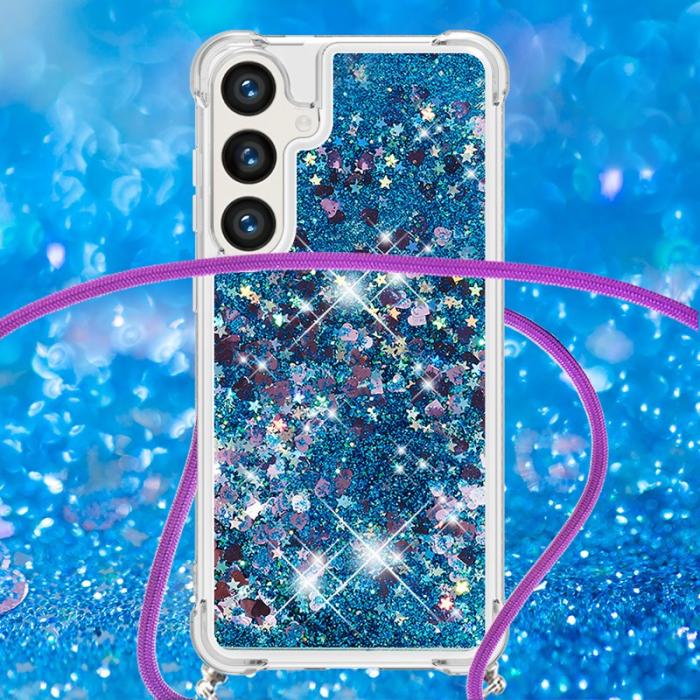 OEM - Mobilskal för Samsung Galaxy S26 Plus TPU med snodd - Blå