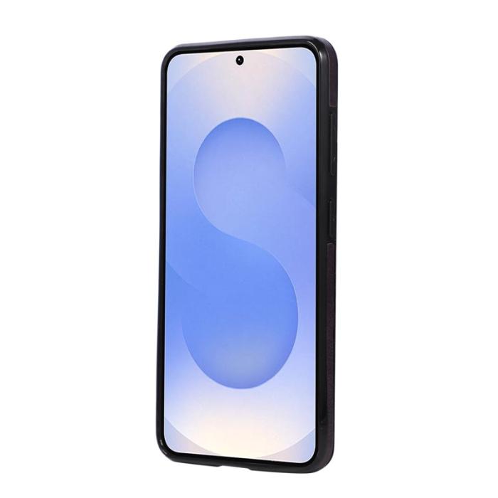 OEM - Mobilskal för Samsung Galaxy S26 Konstläder Litchi Textur - Lila