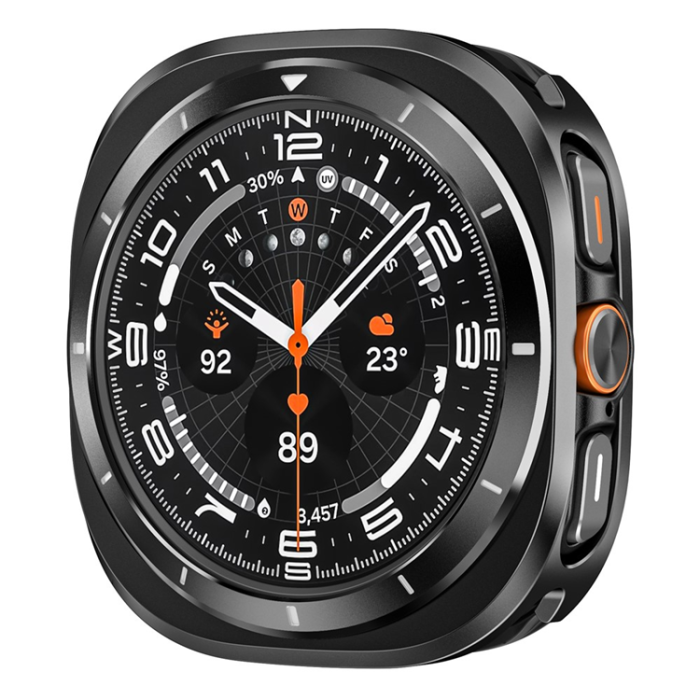 A-One Brand - Galaxy Watch Ultra (47mm) Skal Aluminum - Svart/Vit