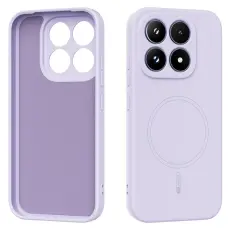 ABEEL - ABEEL Mobilskal till Xiaomi 17 MagSafe Kompatibel Lila Liquid Silicone
