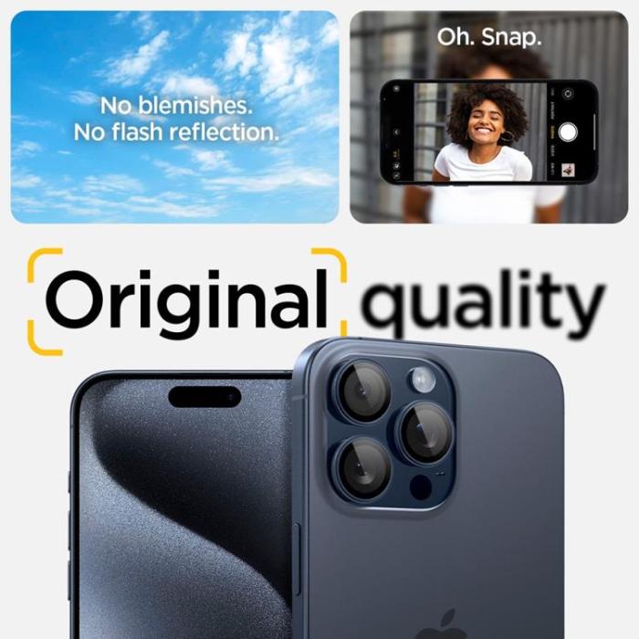 Spigen - Spigen Linsskydd iPhone 14 Pro/15 Pro/16 Pro/14 Pro Max/15 Pro Max/16 Pro Max