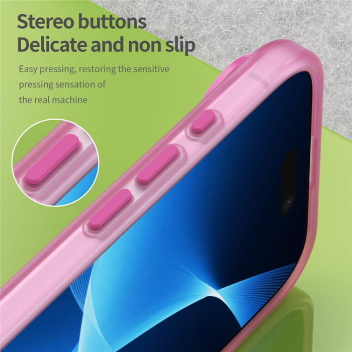 A-One Brand - iPhone 17 Air Mobilskal MagSafe Slim Matte Translucent - Rosa